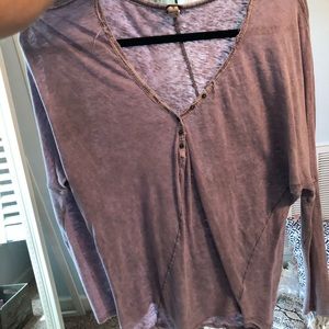 purple blouse